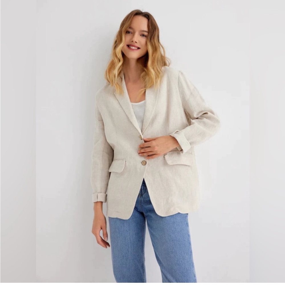 Grae Cove Linen Blazer | L